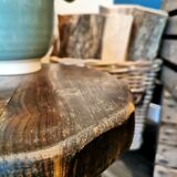 Pair of tripod stools