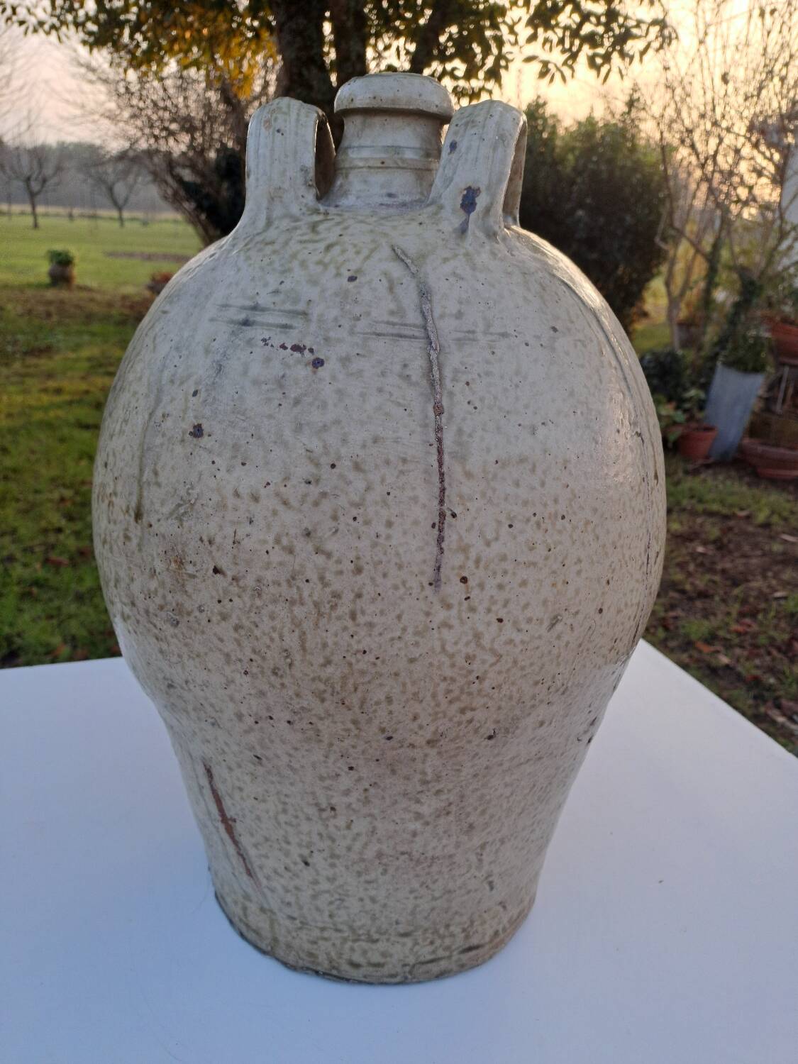 Large glazed stoneware jug