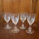 4 verres à vin cristal Saint Louis modèle Messine