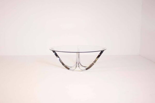 Table Basse Sculpturale Produite par Tri-Mark, 1970s