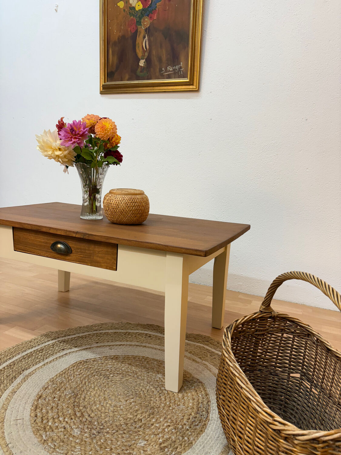 Chestnut coffee table