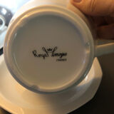 Porcelain cups and under cups