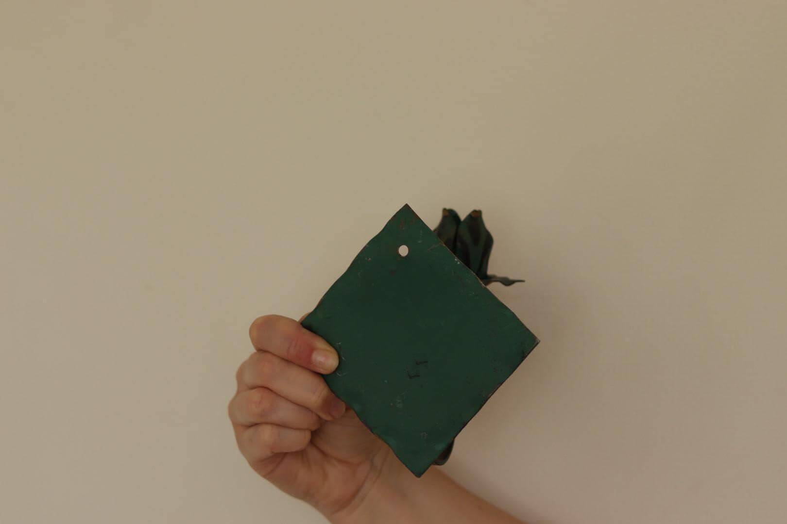 Vintage Swedish Wall Sconces in Patinated Greenish Brass