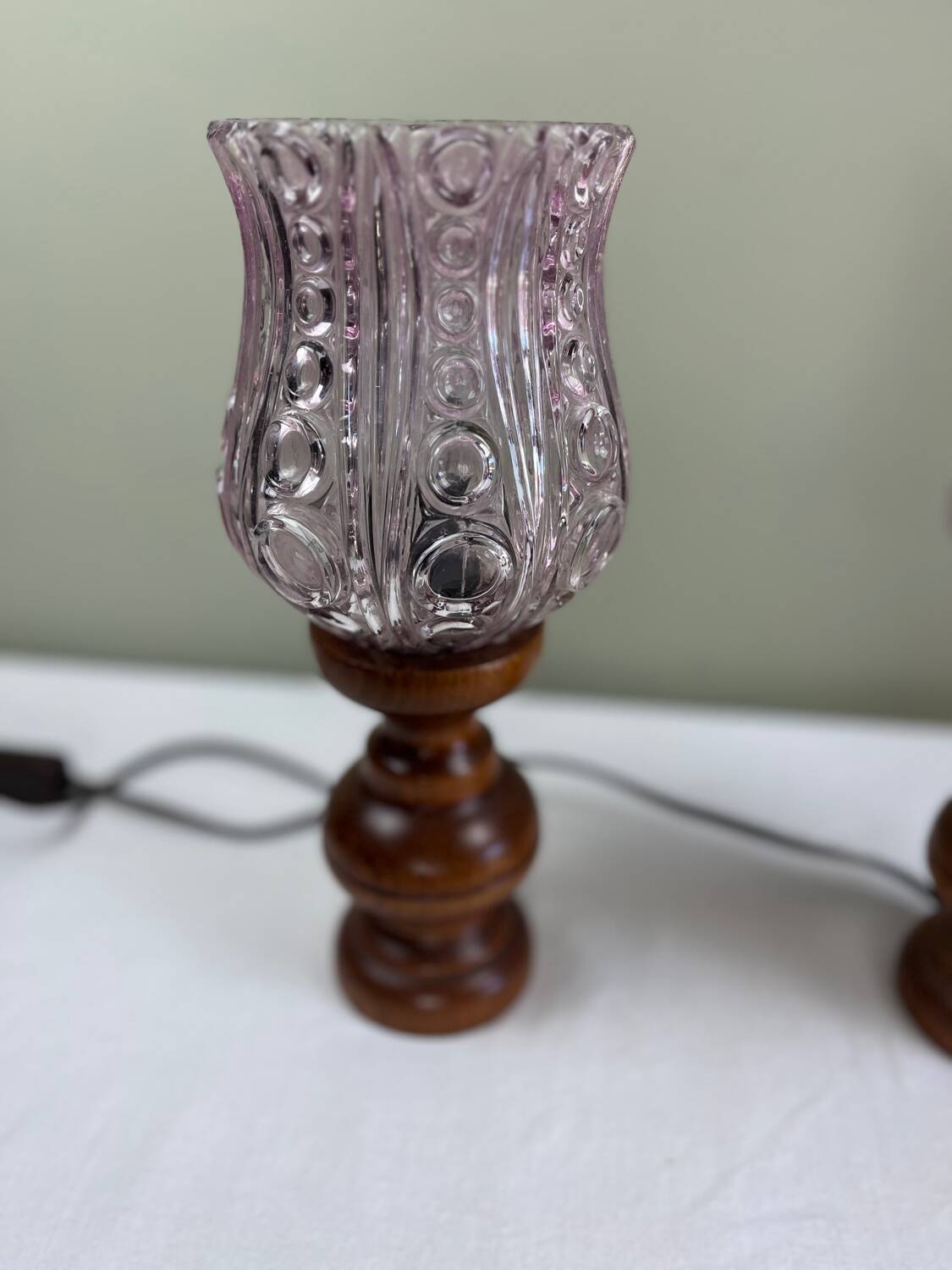 Art Deco bedside lamps