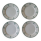 Set of 4 ironstone flat plates