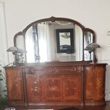 Buffet en ronce de noyer