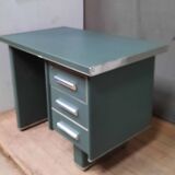Industrial metal desk