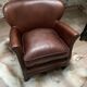 Fauteuil club en cuir