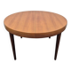 Vintage Scandinavian table with double butterfly extension.