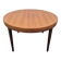 Vintage Scandinavian table with double butterfly extension.