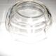 Solid crystal salad bowl