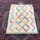 Tapis azilal coloré chambre enfants 61x101cm