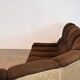 Midcentury seventies ‘snake harmonica’ modular sofa