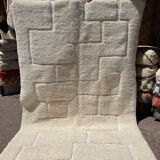Ecru Beni Ouarain Berber Rug