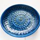 Large wall plate Rimini Blu Italian mid-century by Aldo Londi for Bitossi, 1960s.