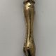 Valenti bronze paper cup or zoomorphic letter opener, horse leg, 1960