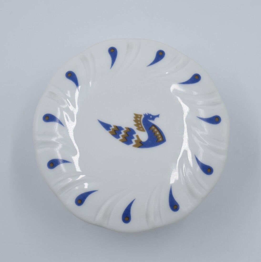 Porcelain candy box decor by Jean Picard le Doux for Air France Bernardaud Limoges