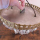 Lustre pampilles corbeille