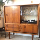 Vintage glass sideboard, 1960s