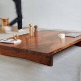 Solid walnut coffee table