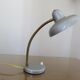 Silver grey metal lamp 50 60s