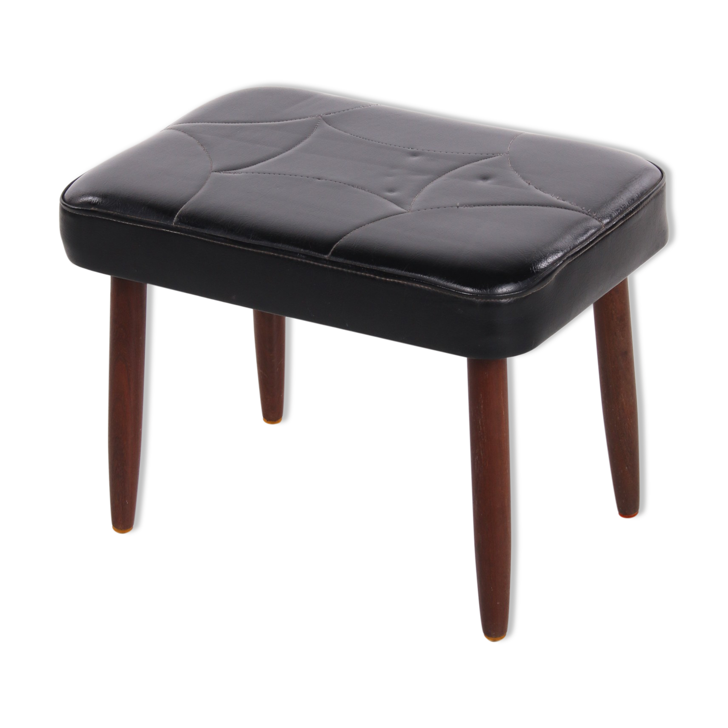 Danish vintage pouf or stool from the 1960s