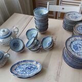 Vaisselle chinoise en porcelaine dite graine de riz  des années 50
