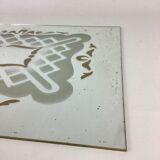 Art deco brut mirror