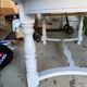 Table with extension solid wood