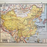 Carte Chine Vidal- Lablache