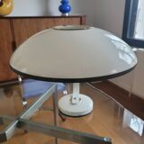 Lampe Ferdinand Solere avec son réflecteur bleu, années 50