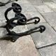 Pair of Medieval Style Wrought Iron Wall Brackets