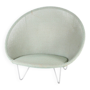 fauteuil en osier et