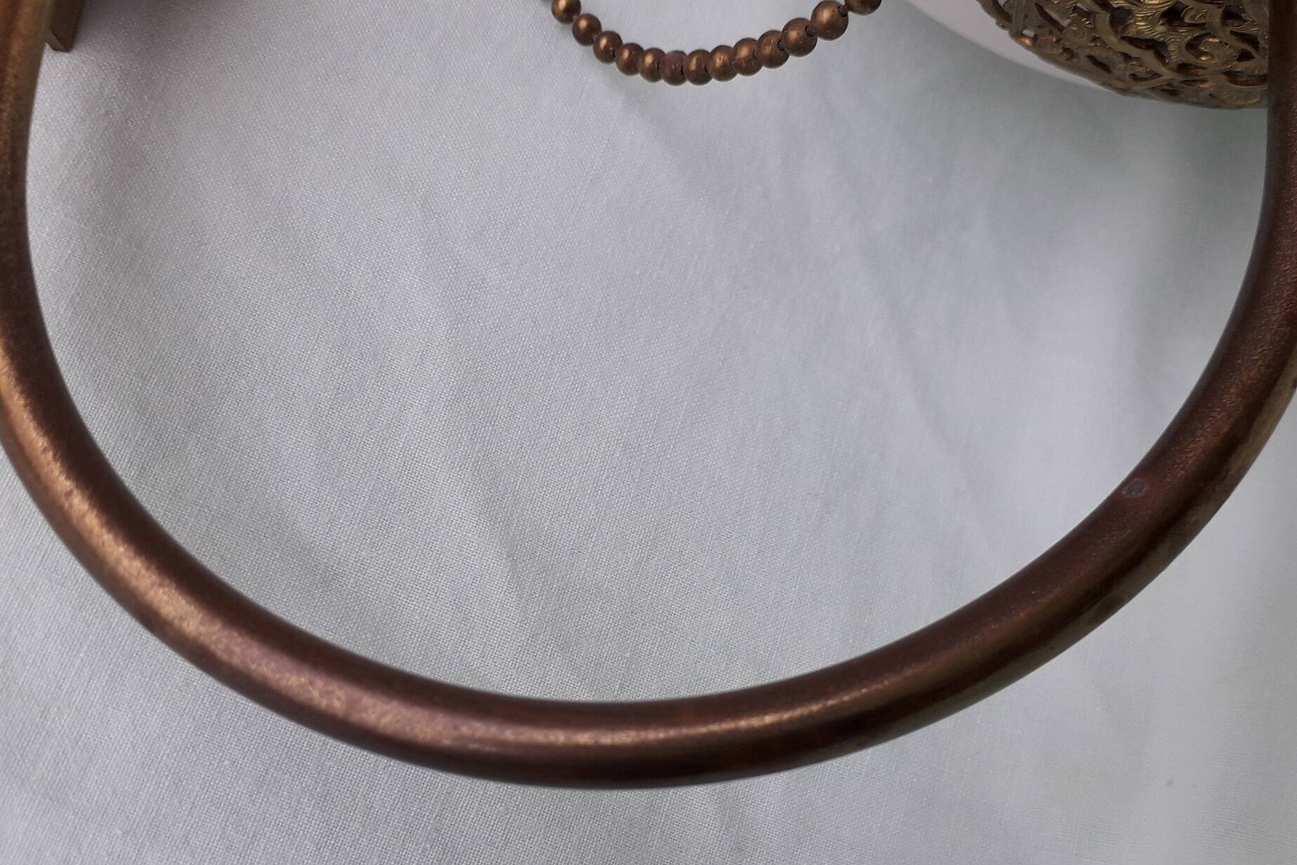 Pair of metal and opaline wall lights