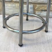 Modernist stool circa 1930 in the style of LC7 by Perriand, Le Corbusier and Jeanneret
