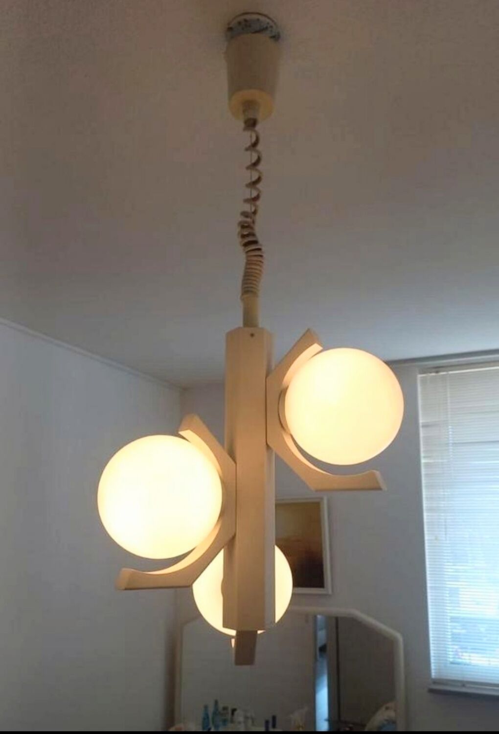 Vintage pendant light Bony Design 1980