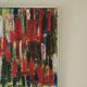 Original vintage abstract oil on canvas