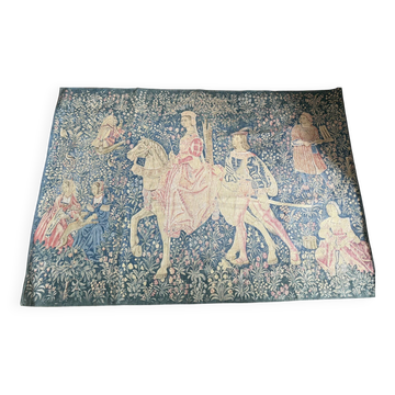 Aubusson tapestry, The Noble Amazon, Halluin stitch, 1950s