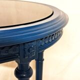 Napoleon III Modernized Guéridon Table in Blue