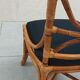 Chaise en bambou Roche Bobois 80's