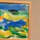 Huile sur toile originale suédoise – "Composition" par Inge Blomqvist