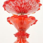 Murano glass table lamp. Italy, 1980