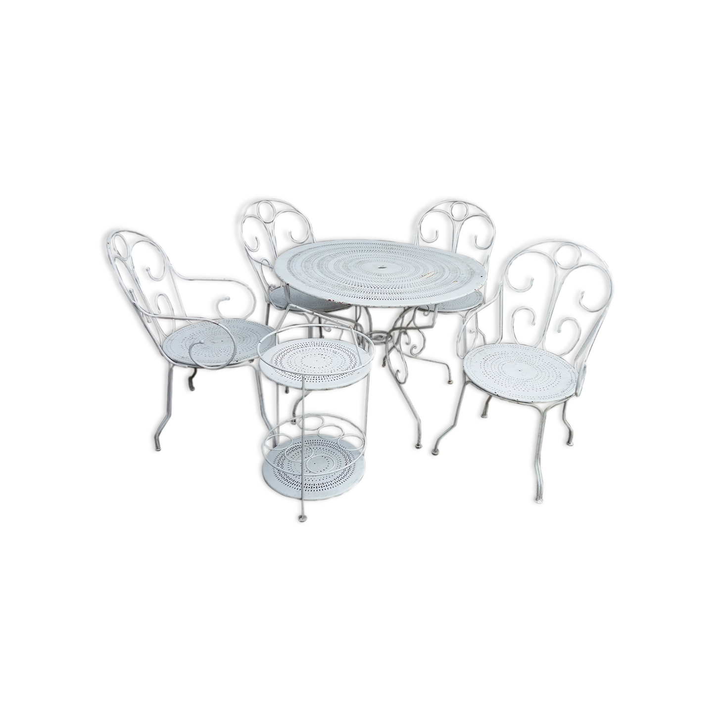 Iron garden furniture