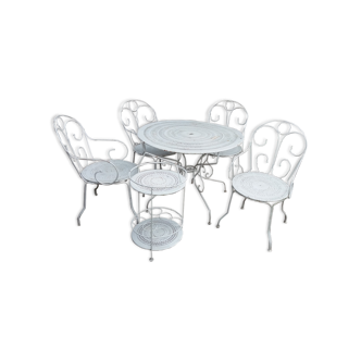 Iron garden furniture