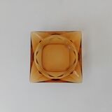 Vintage amber ashtray