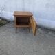 Vintage bedside table, tapered legs