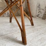 Table basse rotin « soleil »