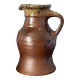 Pichet / broc / vase en grès pyrité signé Pierre Digan La Borne 1960