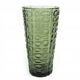 Modernist vase, green glass, Ząbkowice, Poland, 1970s