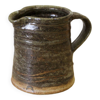 Justin Dutel and Audrey Barbes stoneware pitcher